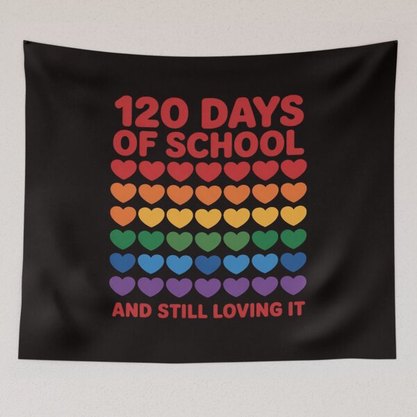 Item preview, 1st Grade 120 Days of School Hearts Teacher Kids designed and sold by RONALPARAD.