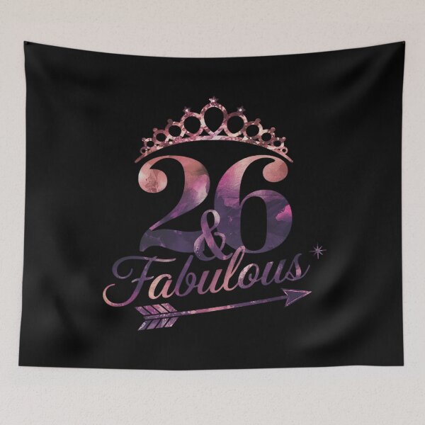 Item preview, Women 26 Years Old And Fabulous Happy 26th Birthday  designed and sold by joyouartArt.