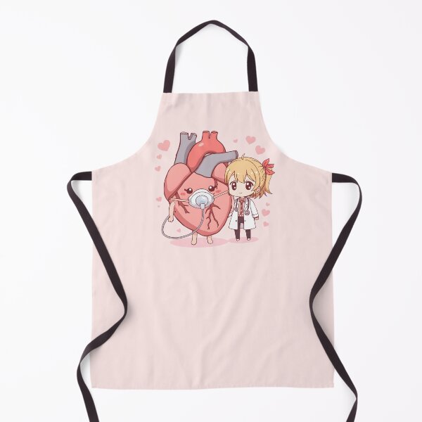 Item preview, I Give My Heart to a Cardiologist - Cute Chibi Medical Valentine designed and sold by HeavenStyleArt.