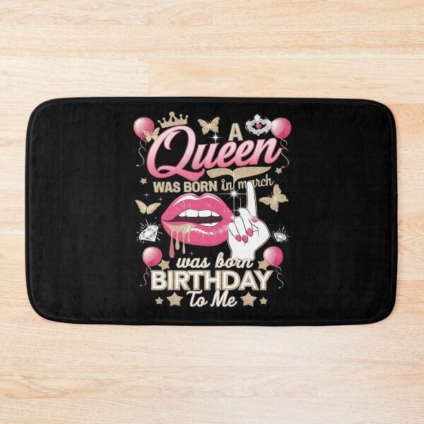 Item preview, Womens A Queen Was Born In March Happy Birthday To Me  designed and sold by joyouartArt.