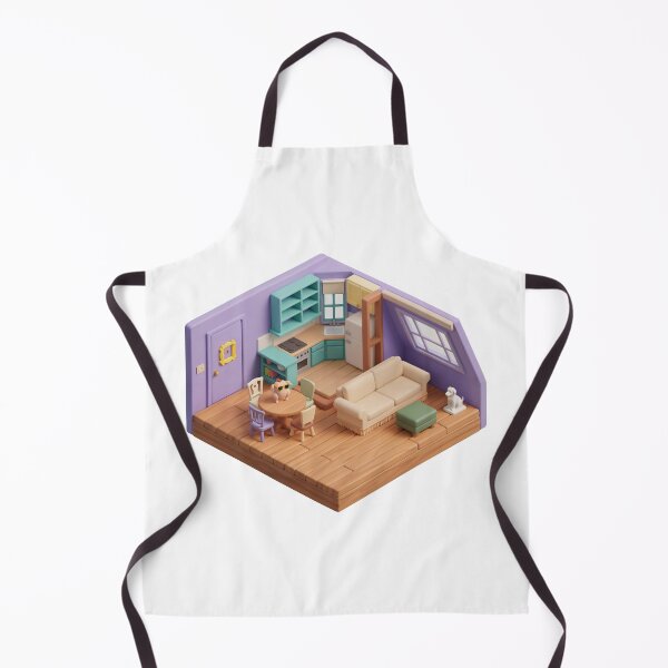 Item preview, Friends 3D Isometric Apartment designed and sold by Screen Lore.