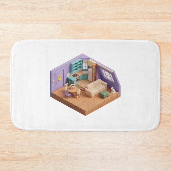 Item preview, Friends 3D Isometric Apartment  designed and sold by Screen Lore.