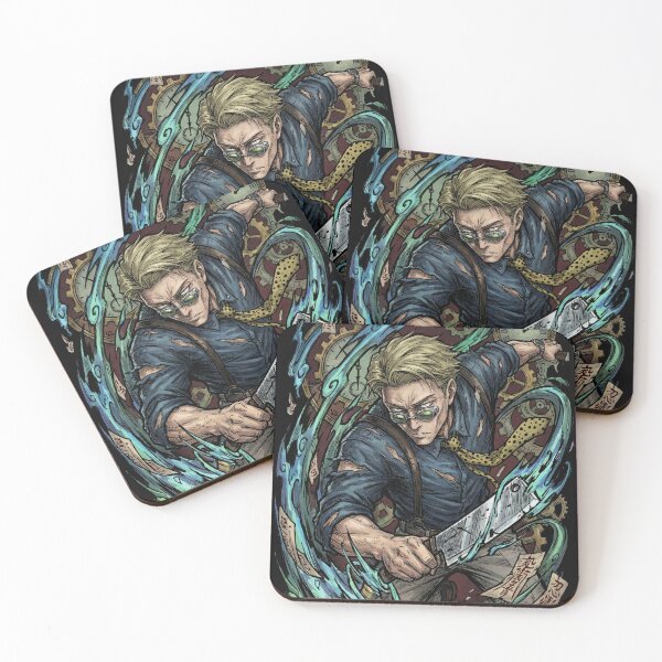 Item preview, Blonde Suited Salaryman Sorcerer 7:3 Ratio Precision Fighter Inspired by Dark Anime Manga Fan Art Aesthetic designed and sold by Senpaiwaves.