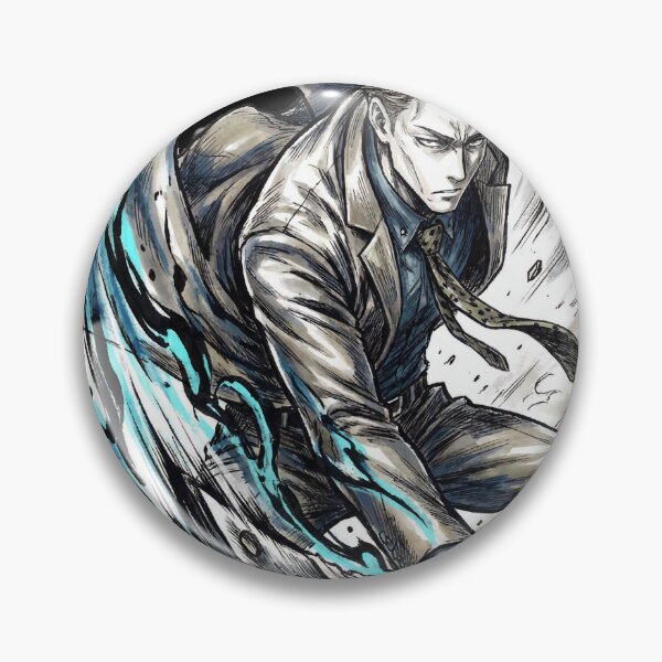 Item preview, Blonde Suited Salaryman Sorcerer 7:3 Ratio Precision Fighter Inspired by Dark Anime Manga Fan Art Aesthetic designed and sold by Senpaiwaves.