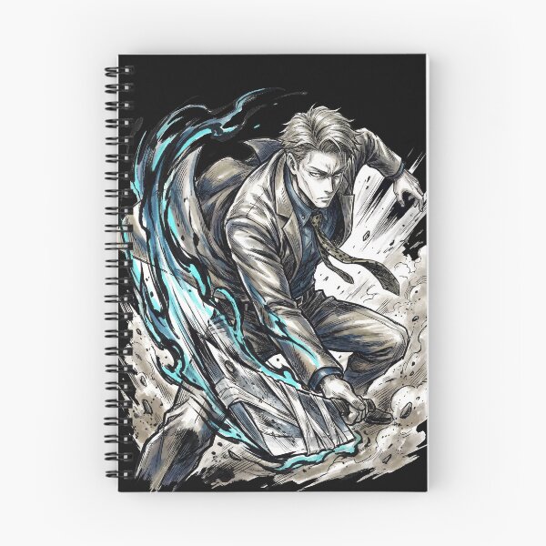 Item preview, Blonde Suited Salaryman Sorcerer 7:3 Ratio Precision Fighter Inspired by Dark Anime Manga Fan Art Aesthetic designed and sold by Senpaiwaves.