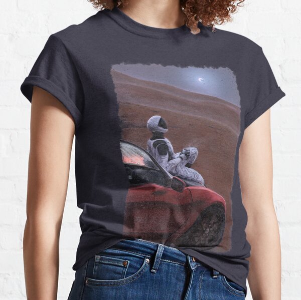 Red Car on the Red Planet Classic T-Shirt