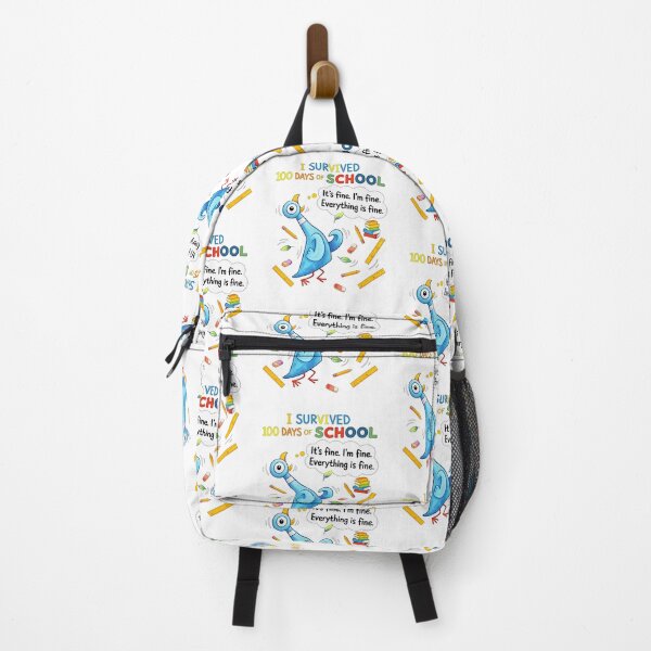 Item preview, I Survived 100 Days of School Funny Pigeon 100th Day Teacher designed and sold by gear-posters.