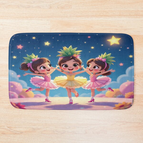 Item preview, DolledUp Pineapple Ballerinas under starlight – dreamy moves, pastel hills & magical vibes full of joy designed and sold by FotoworldEdel.