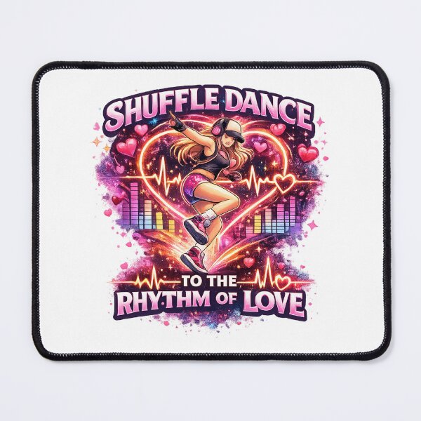 Item preview, Shuffle Dance Heartbeat Valentine Gift For Dancers designed and sold by Tender Flower Clothing.