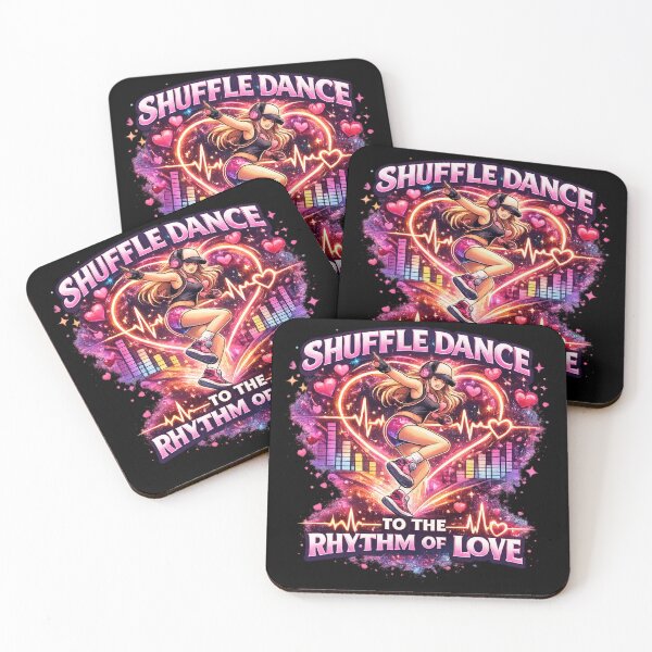 Item preview, Shuffle Dance Heartbeat Valentine Gift For Dancers designed and sold by Tender Flower Clothing.