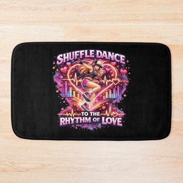 Item preview, Shuffle Dance Heartbeat Valentine Gift For Dancers designed and sold by Tender Flower Clothing.