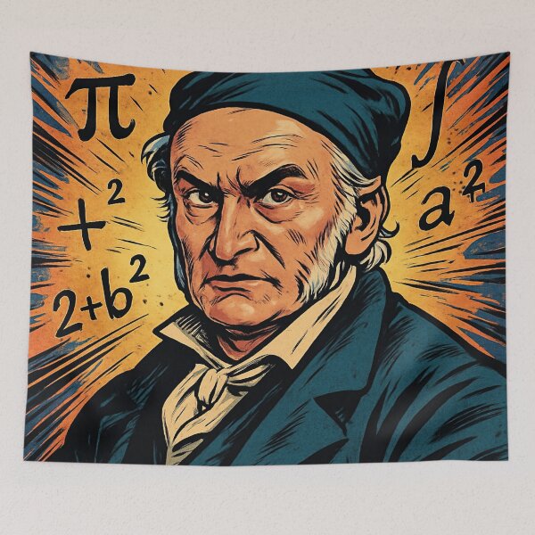 Item preview, Carl Friedrich Gauss | Comics stylCartoone -  designed and sold by ComicsFactory.
