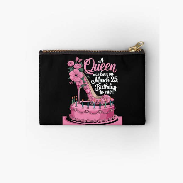 Item preview, Womens A Queen Was Born on March 25th Birthday  designed and sold by joyouartArt.