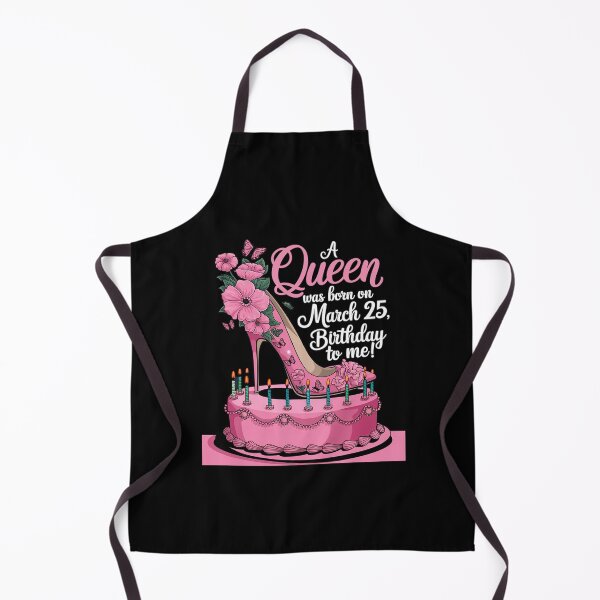 Item preview, Womens A Queen Was Born on March 25th Birthday designed and sold by joyouartArt.