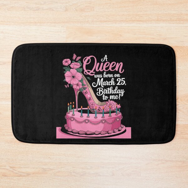 Item preview, Womens A Queen Was Born on March 25th Birthday  designed and sold by joyouartArt.