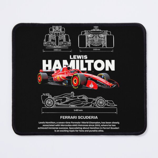 Item preview, Hamilton In Red Ferrari Era Begins designed and sold by NICHOJILG.