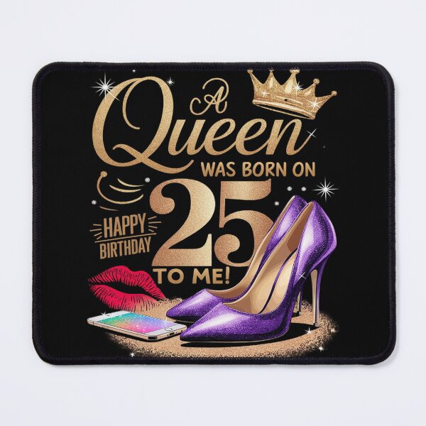 Item preview, Womens A Queen Was Born on March 25th Birthday1 designed and sold by joyouartArt.