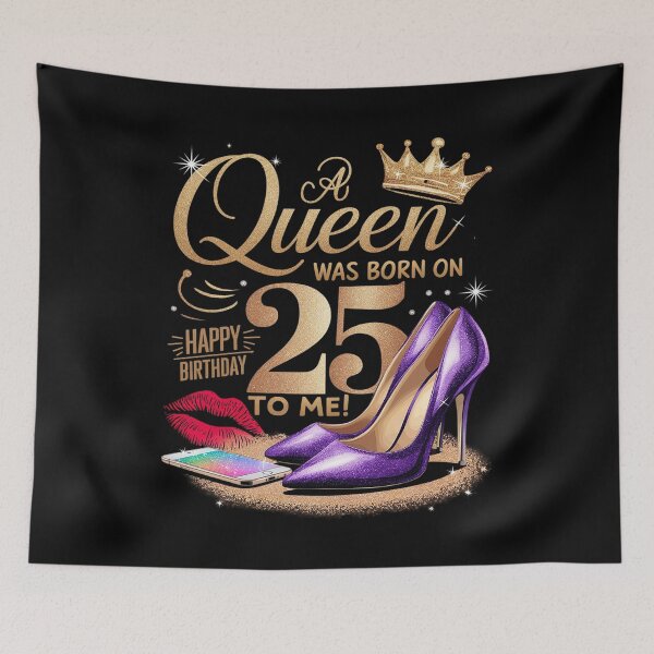 Item preview, Womens A Queen Was Born on March 25th Birthday1  designed and sold by joyouartArt.