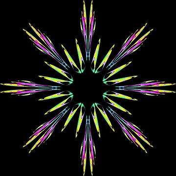 Artwork thumbnail, Multicolored mandala by Meo Design