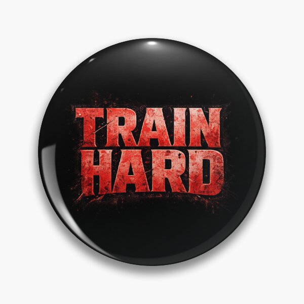 Item preview, TRAIN HARD — Because “Kinda Tried” Doesn’t Build Muscles designed and sold by Born To Be Fit.