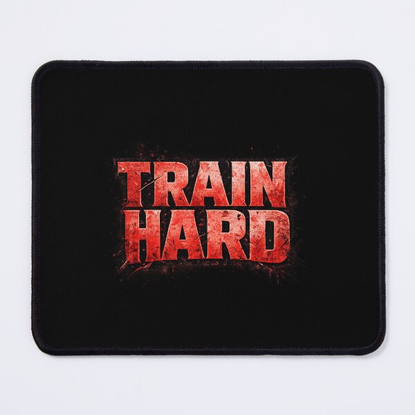 Item preview, TRAIN HARD — Because “Kinda Tried” Doesn’t Build Muscles designed and sold by Born To Be Fit.