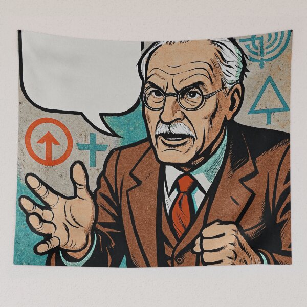 Item preview, Carl Jung  | Comics stylCartoone -  designed and sold by ComicsFactory.
