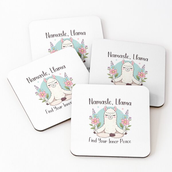 Item preview,  Namaste Llama Yoga Mug | Funny Meditation Coffee Cup | Cute Animal Yoga Lover Gift | Zen Llama designed and sold by GeniePixel.