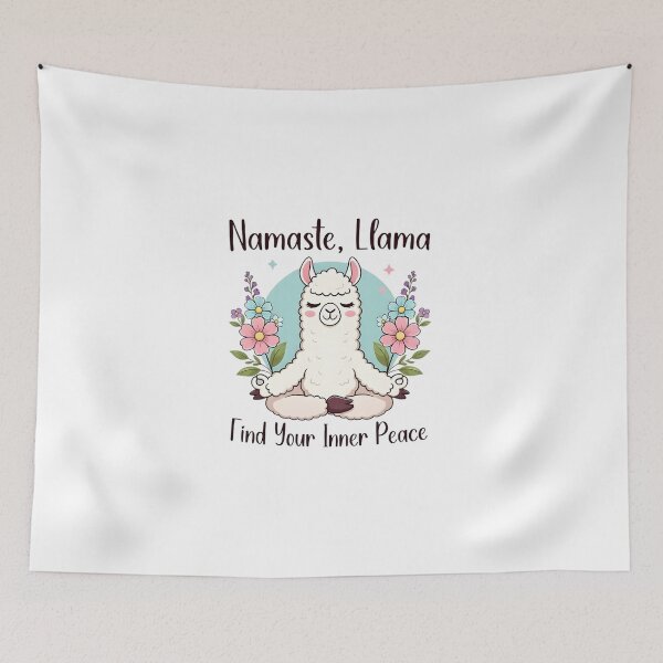 Item preview,  Namaste Llama Yoga Mug | Funny Meditation Coffee Cup | Cute Animal Yoga Lover Gift | Zen Llama designed and sold by GeniePixel.