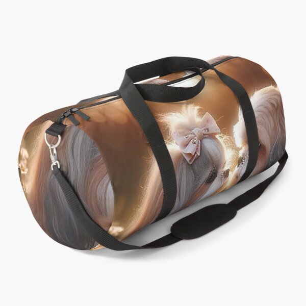 Item preview, Puppy Love in Bloom – Romantic Dog Couple at Sunset designed and sold by AmetistLight.