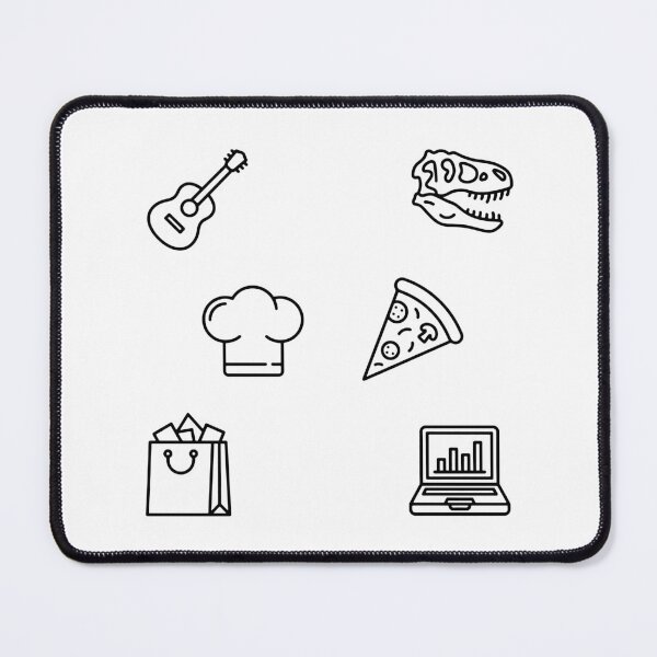 Item preview, Six Friends Icons - Line Art designed and sold by Screen Lore.