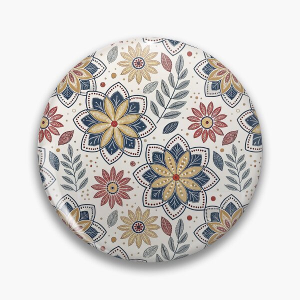 Item preview, Nordic Picnic Floral Rosettes | Scandinavian Folk Design designed and sold by Shuga-Design.