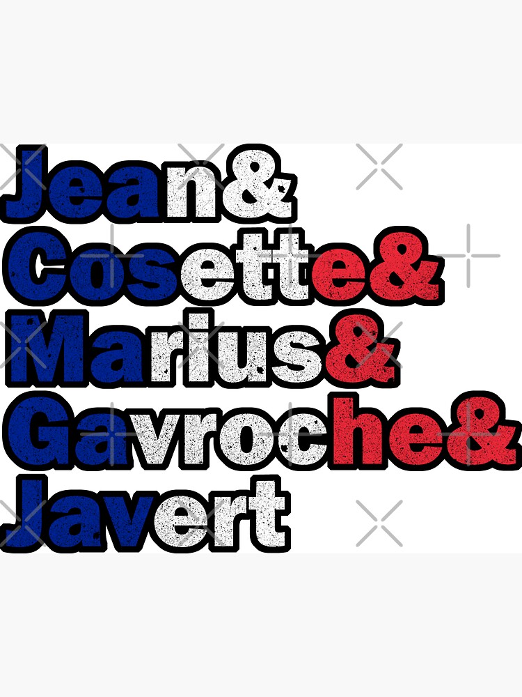 Les Misérables - Characters by PrintablesP