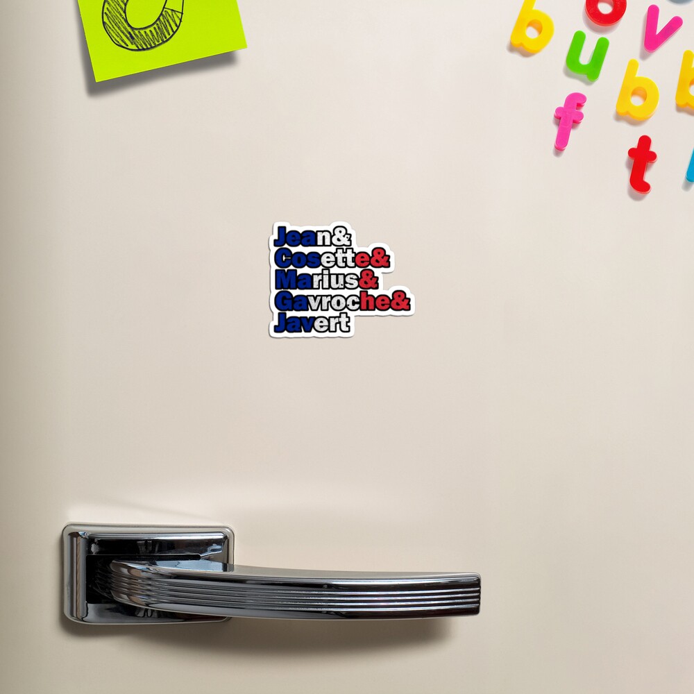 Les Misérables - Characters Magnet