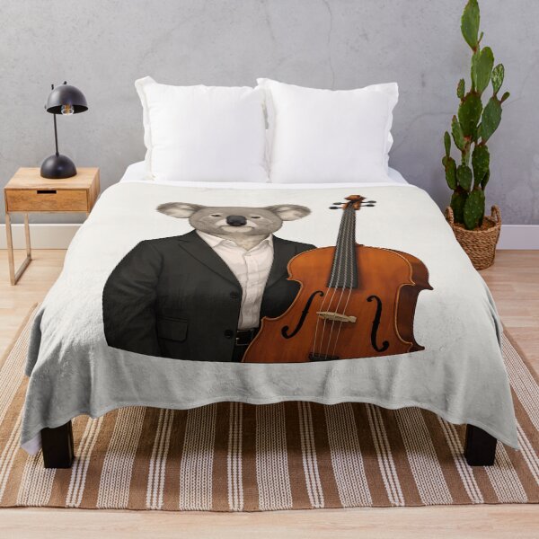 Item preview, Koala with Cello Illustration designed and sold by Ombrya.