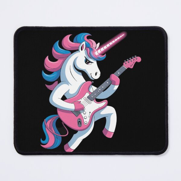 Item preview, E-Guitar Unicorn Rocking Fantasy designed and sold by Libbysharts.