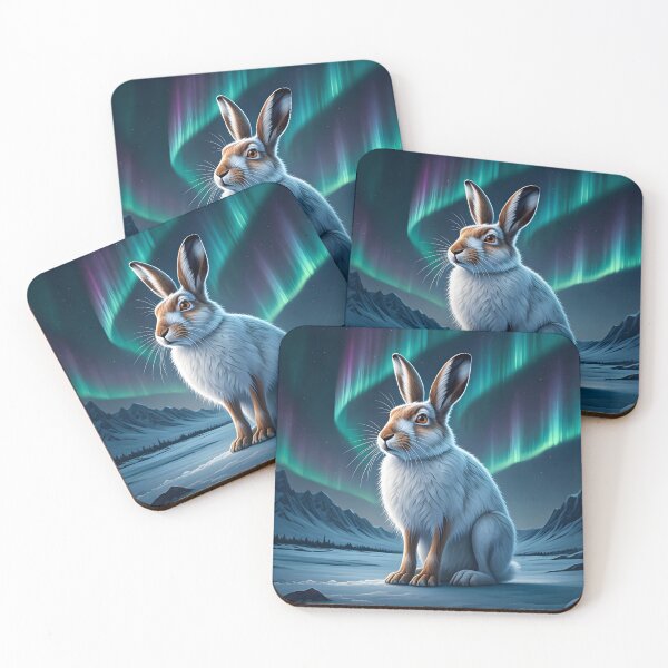 Item preview, Arctic Hare – Silent Beauty of the Frozen North designed and sold by PawPrintedArt.