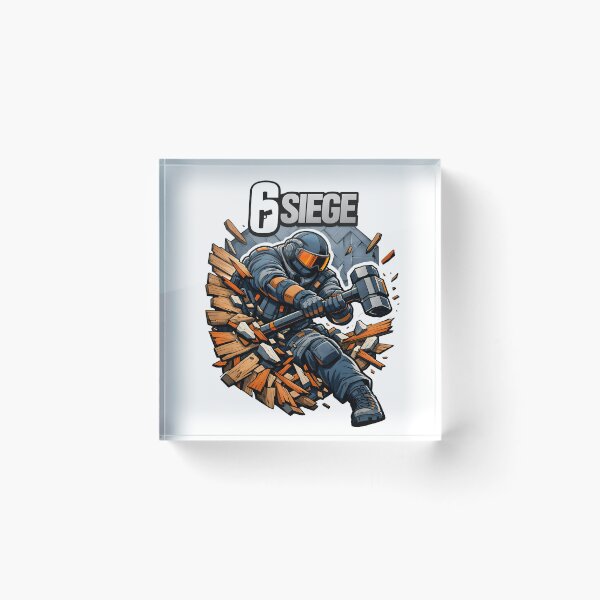 Item preview, Six Siege Sledge Operator Tactical Breaching Hammer Fan Art - Scottish SAS Attacker Soft Breach Combat Illustration. designed and sold by Vivaan Studio.