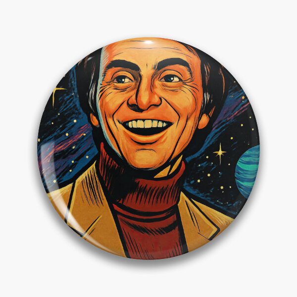 Item preview, Carl Sagan | Comics stylCartoone -  designed and sold by ComicsFactory.