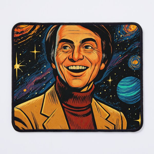 Item preview, Carl Sagan | Comics stylCartoone -  designed and sold by ComicsFactory.