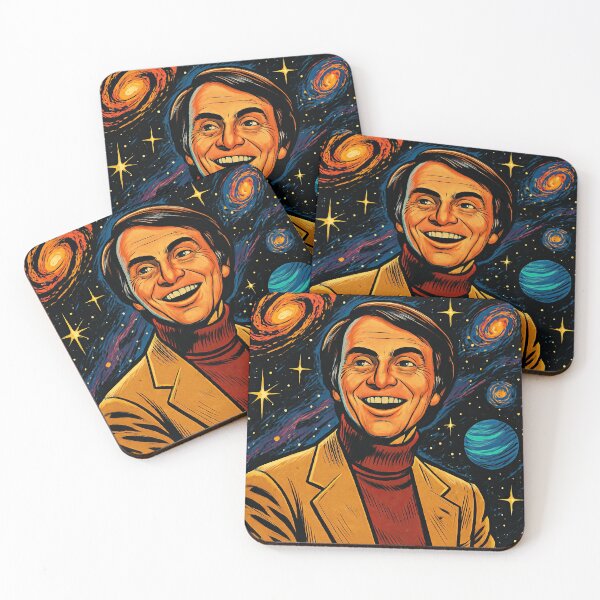 Item preview, Carl Sagan | Comics stylCartoone -  designed and sold by ComicsFactory.