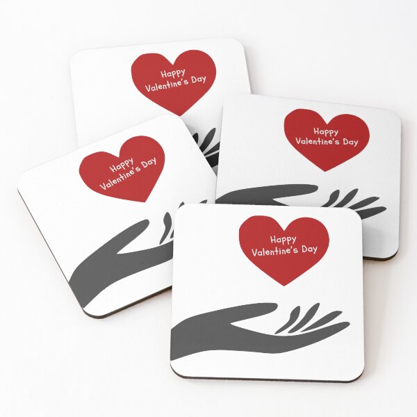 Item preview, Happy Valentine’s day Heart Above The Hand. designed and sold by Dinasshop.