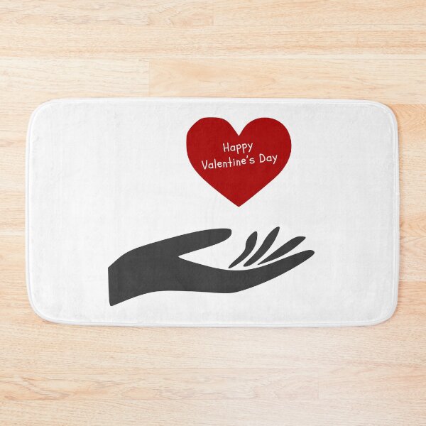 Item preview, Happy Valentine’s day Heart Above The Hand. designed and sold by Dinasshop.