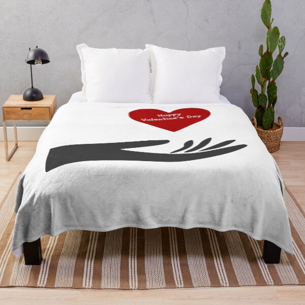 Item preview, Happy Valentine’s day Heart Above The Hand. designed and sold by Dinasshop.