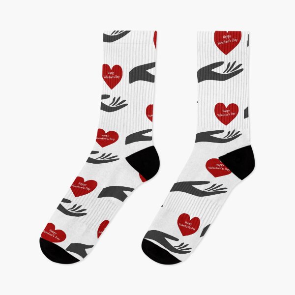 Item preview, Happy Valentine’s day Heart Above The Hand. designed and sold by Dinasshop.