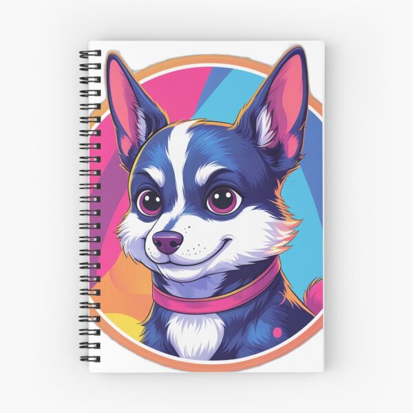 Artikelvorschau, Neon Corgi Hundekreis entworfen und verkauft von MiniPrintMagic.