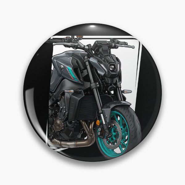 Item preview, Yamaha MT-09 Aggressive Close-Up Naked Bike Illustration designed and sold by enzoade.