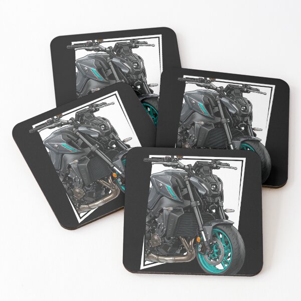 Item preview, Yamaha MT-09 Aggressive Close-Up Naked Bike Illustration designed and sold by enzoade.