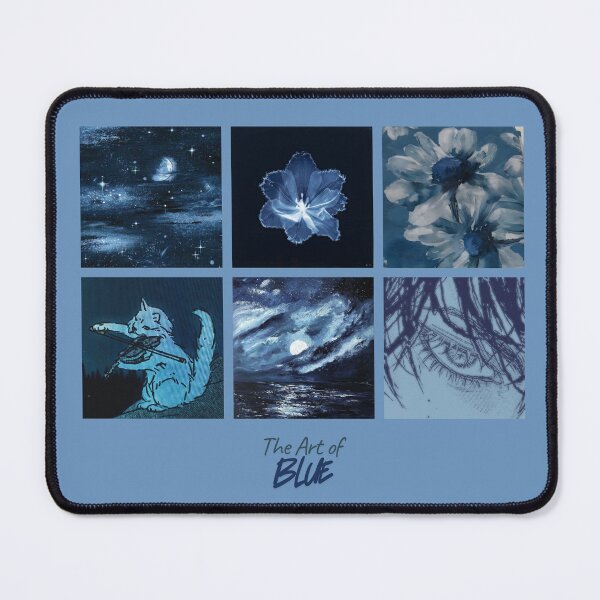 Item preview, The Art of Blue Version 2 – Vintage Blue Collage Aesthetic designed and sold by Akalternativ.