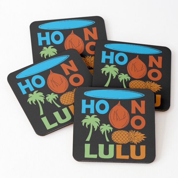 Item preview, Honolulu Hawaii Souvenir Surfing Coconut Honolulu designed and sold by DSWShirts.