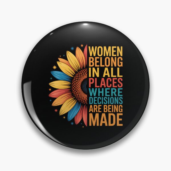 Item preview, Feminist Support Flower Cute designed and sold by SyncSusscess.